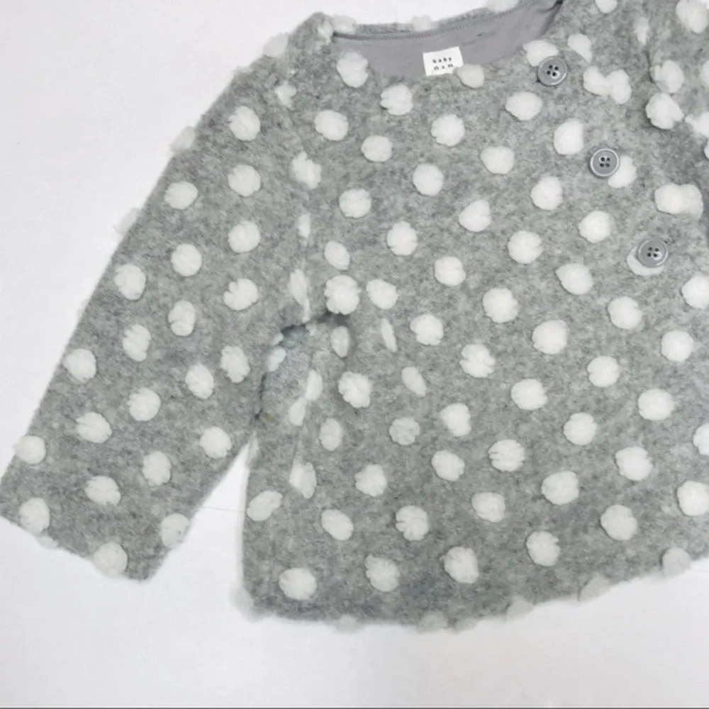 GAP Grey & White Polka Dot Jacket